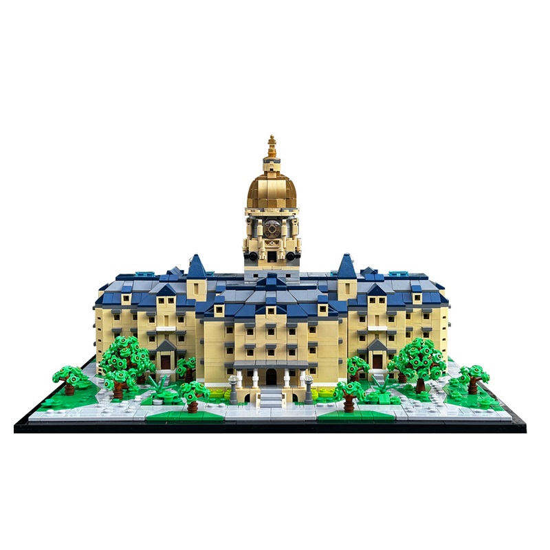 GOBRICKS MOC 190255 Golden Dome - University of Notre Dame - YWOBB