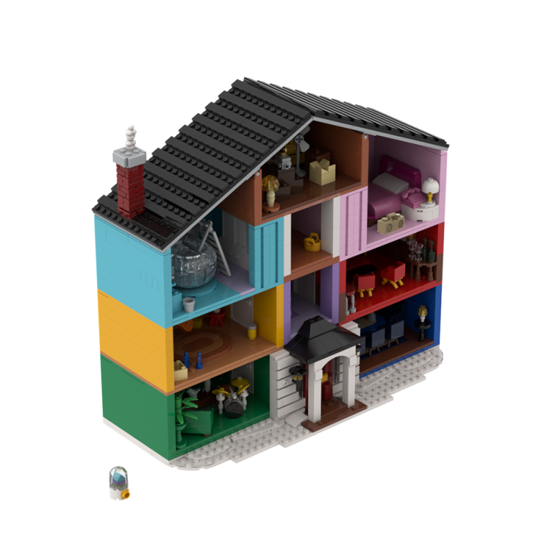 GOBRICKS MOC A1547 Taylor's Lover's House - YWOBB