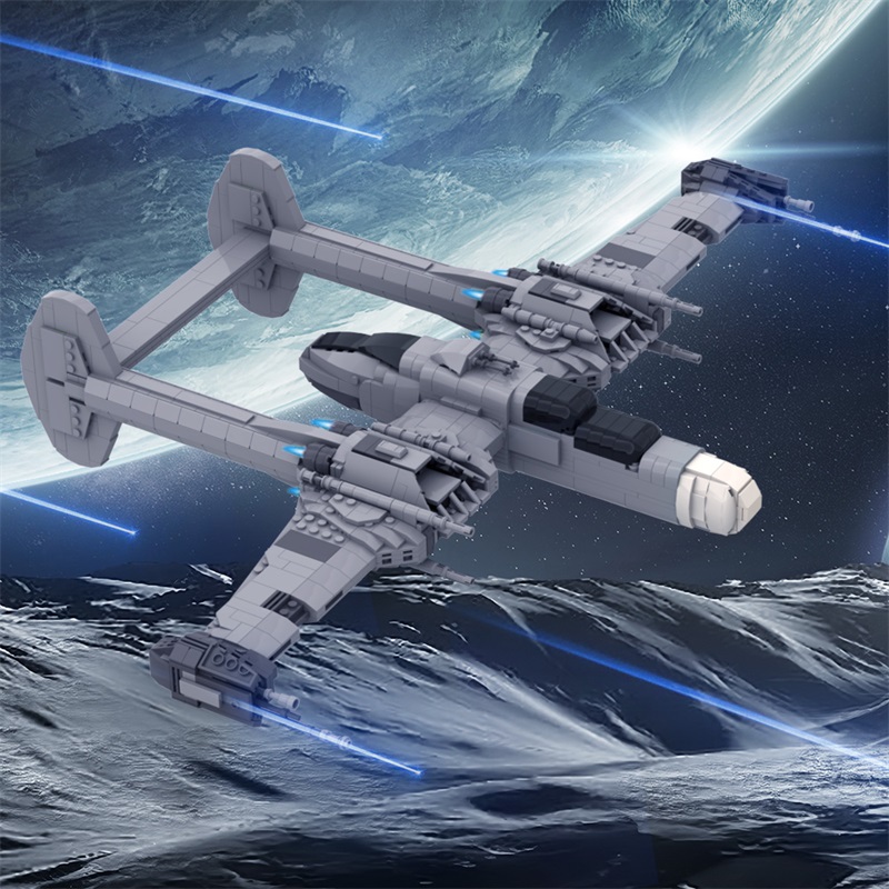 GOBRICKS MOC 189108 SW/WWII - B-61 Black Widow - YWOBB