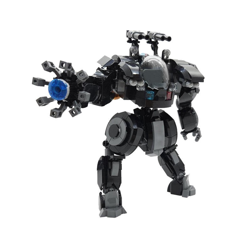 GOBRICKS MOC 186265 X-17 Riot Control Mech Suit - YWOBB