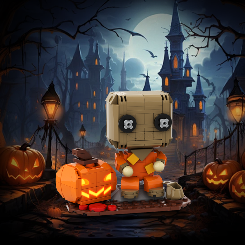 GOBRICKS MOC A1557 Halloween Trick'r Treat - YWOBB