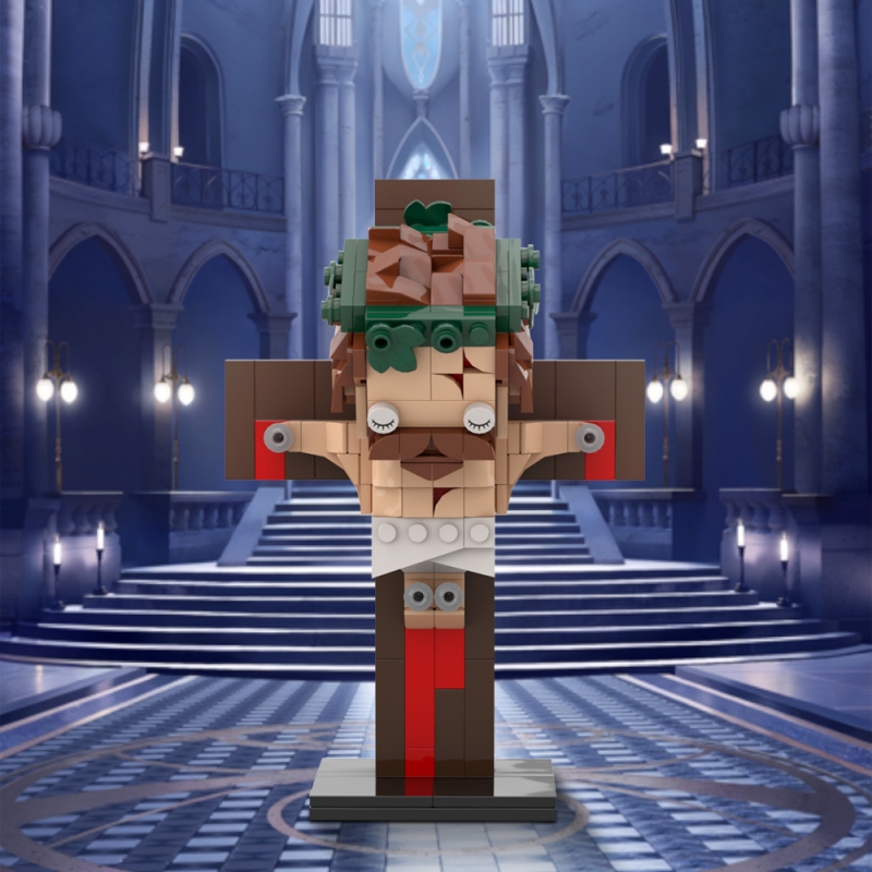 GOBRICKS MOC A1583 Crucifixion of Jesus - YWOBB