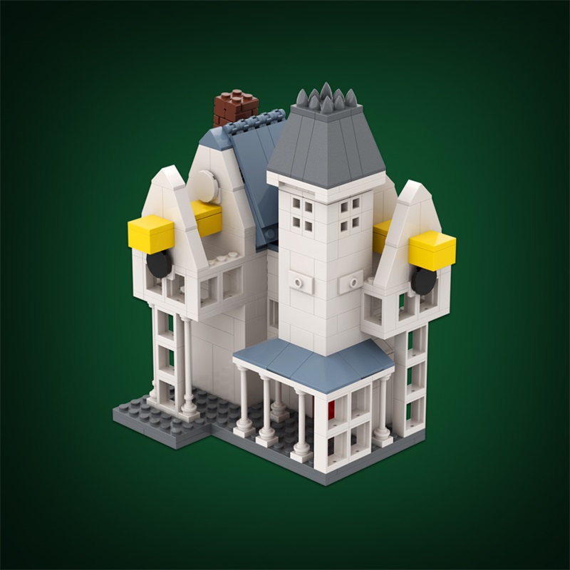 GOBRICKS MOC A1540Y03 The Great Wizard of Darkness Beetlejuice-House - YWOBB