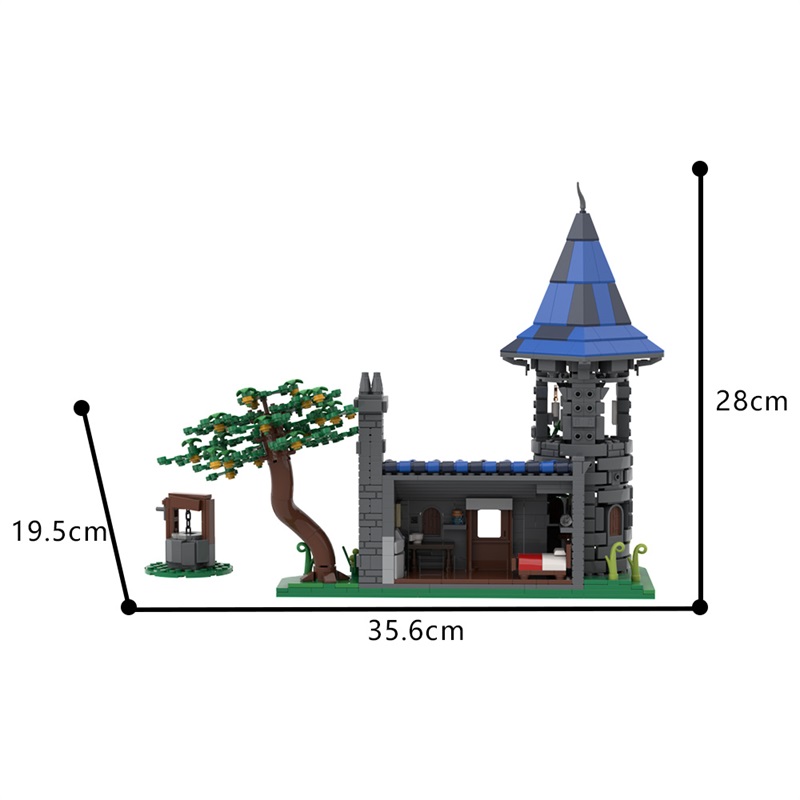 GOBRICKS MOC A1537 Wizard's Manor - YWOBB