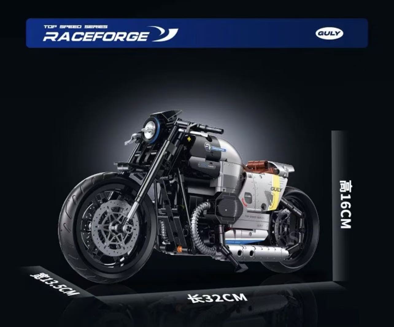 GULY 60535 Harley Davidson Softail Commander Motorcycle - YWOBB