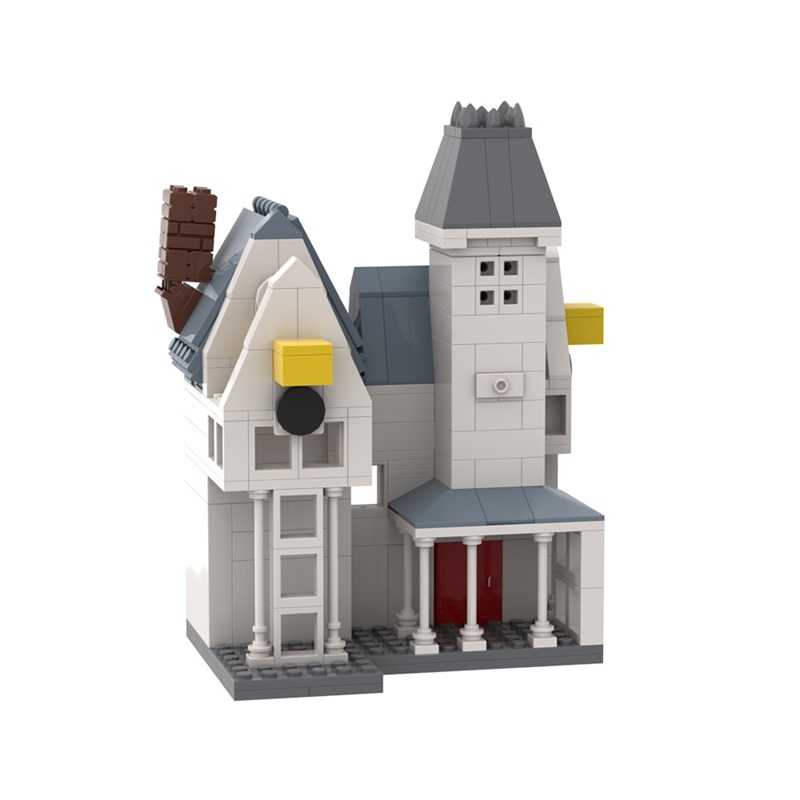 GOBRICKS MOC A1540Y03 The Great Wizard of Darkness Beetlejuice-House - YWOBB
