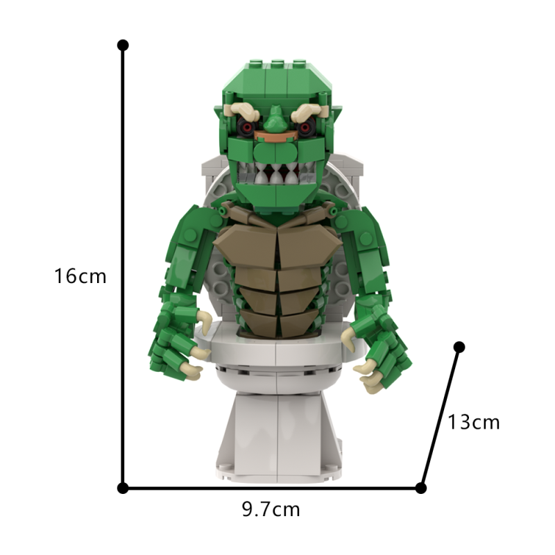 GOBRICKS MOC A1539 Ghoulies - YWOBB