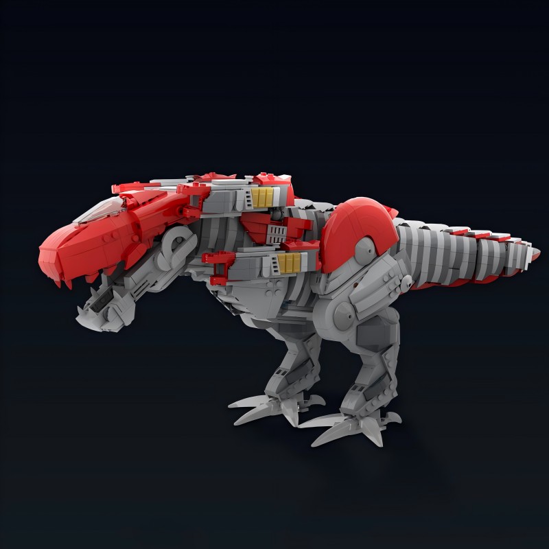 GOBRICKS MOC 192261 Power Rangers (2017) T-Rex Zord - YWOBB