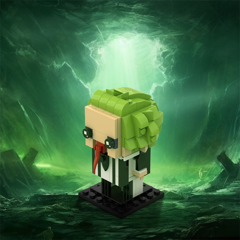 GOBRICKS MOC A1540Y01 The Great Wizard of Darkness Beetlejuice - Squid Head - YWOBB