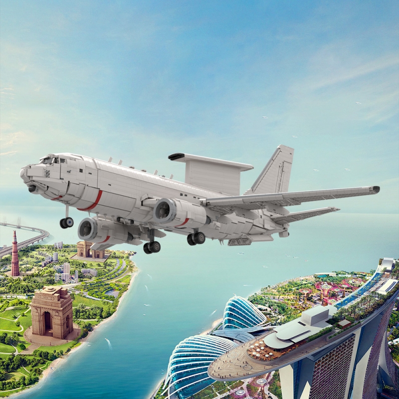 GOBRICKS MOC 186775 Boeing E-7 Wedgetail - YWOBB