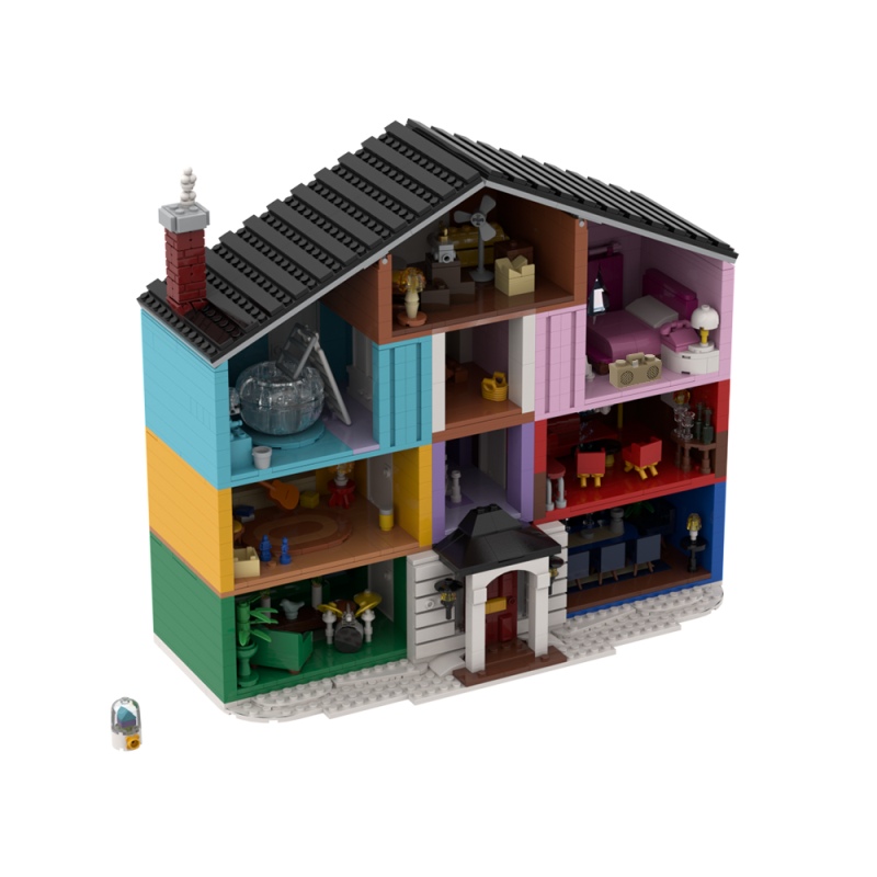 GOBRICKS MOC A1547 Taylor's Lover's House - YWOBB