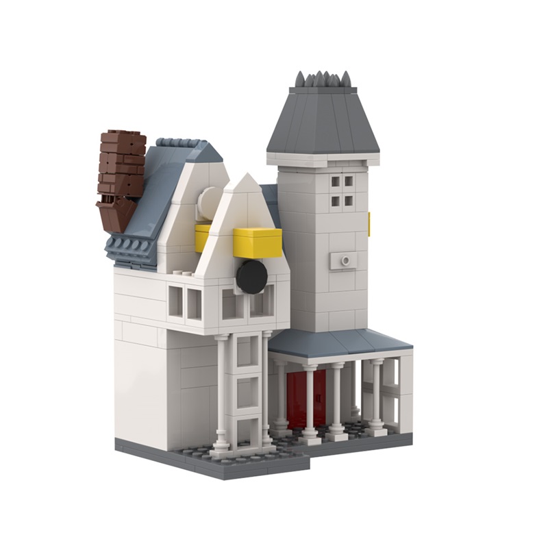 GOBRICKS MOC A1540Y03 The Great Wizard of Darkness Beetlejuice-House - YWOBB