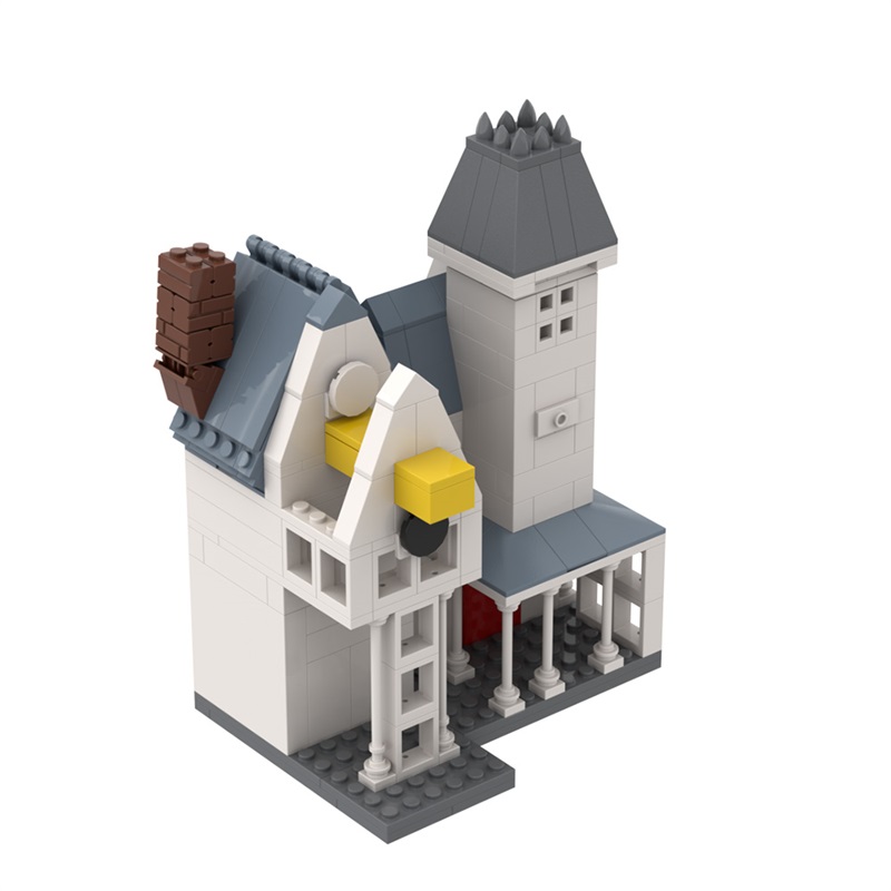 GOBRICKS MOC A1540Y03 The Great Wizard of Darkness Beetlejuice-House - YWOBB