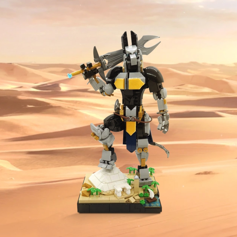 GOBRICKS MOC 185615 Metal Anubis - YWOBB