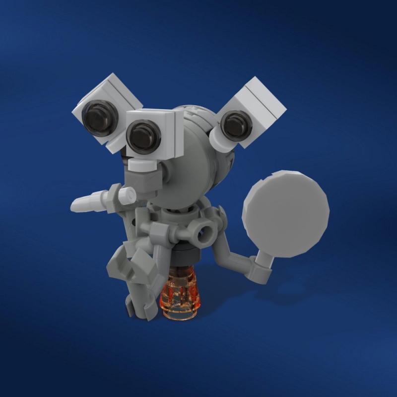GOBRICKS MOC 187196 Mister Handy - Fallout game - YWOBB