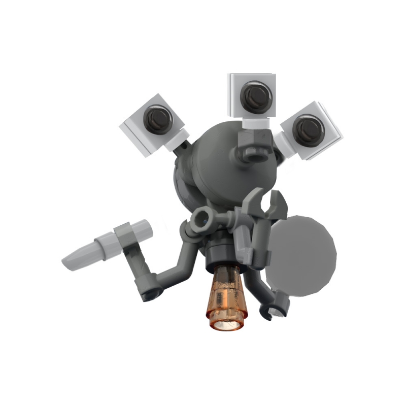 GOBRICKS MOC 187196 Mister Handy - Fallout game - YWOBB