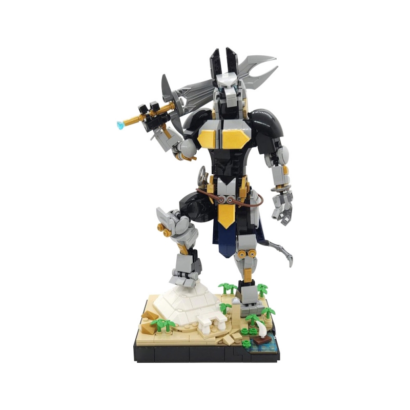 GOBRICKS MOC 185615 Metal Anubis - YWOBB