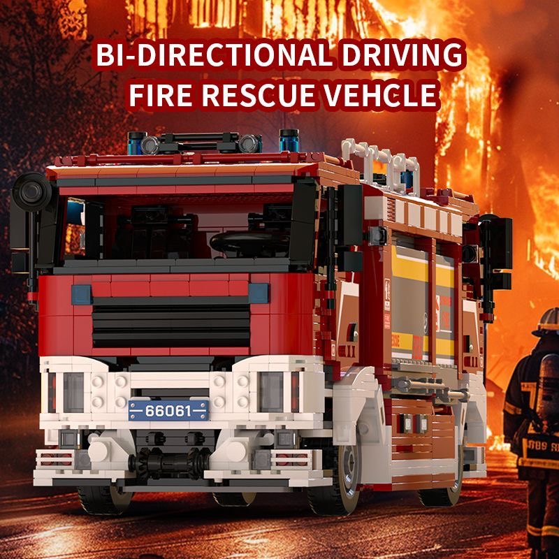 Xbert 66061 BI-Directional. Driving Fire Rescue Vehicle - YWOBB