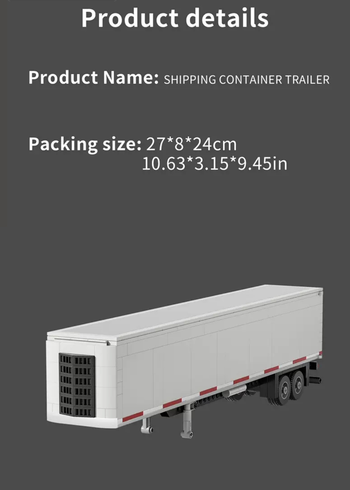 Xbert 66025 Shipping Container Trailer - YWOBB