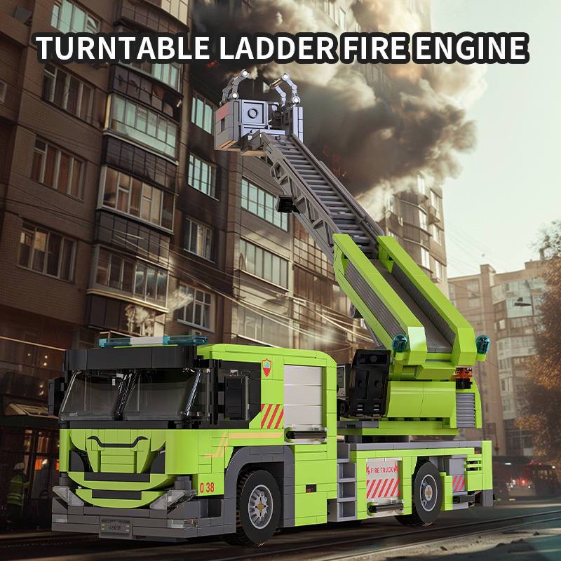 Xbert 66038 Turntable Ladder Fire Engine - YWOBB