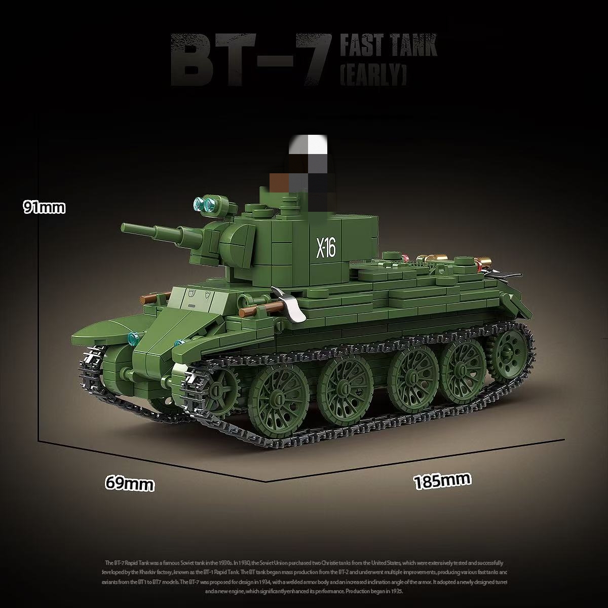 Quan Guan 100290 BT-7 Fast Tank Early - YWOBB