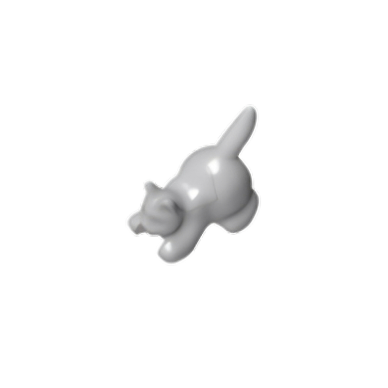 GOBRICKS GDS-M1161 Cat Crouching - YWOBB