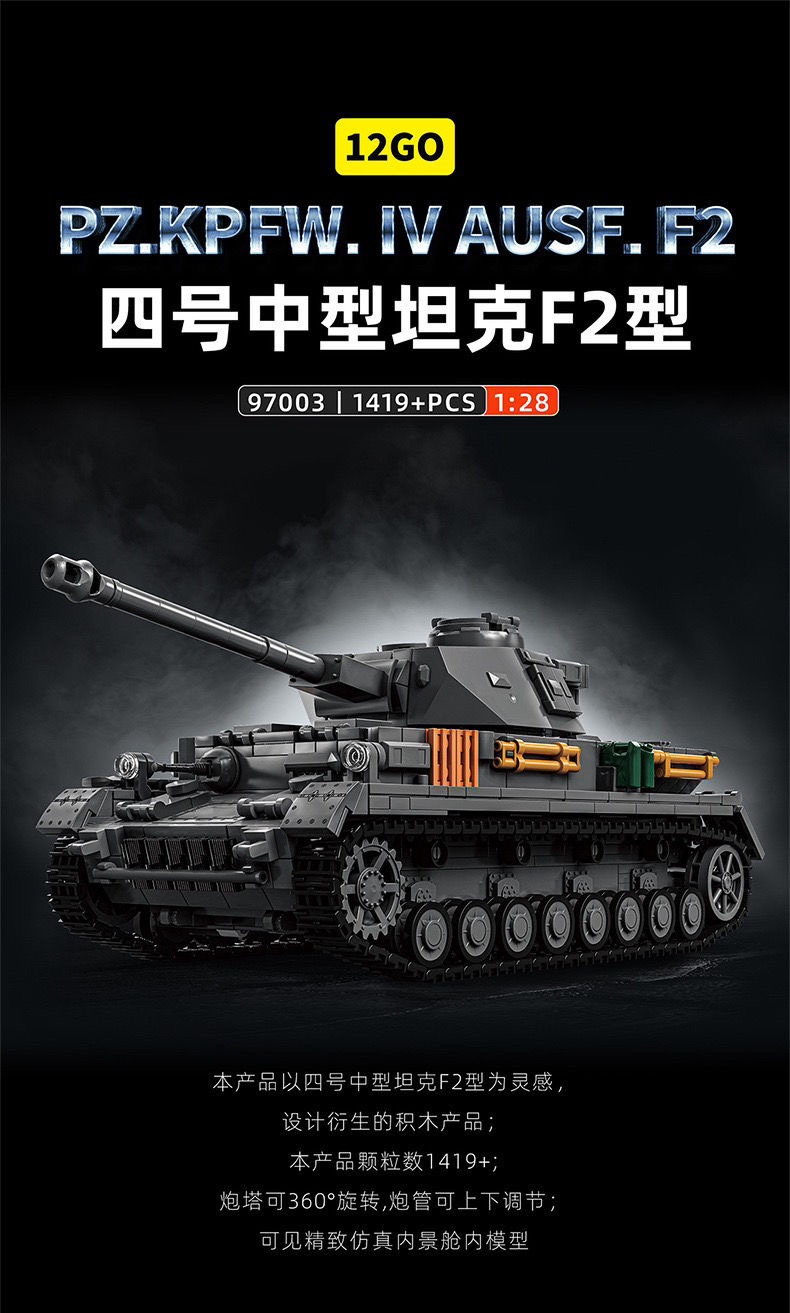 12GO 97003 PzKpfw IV Ausf. F2 - YWOBB
