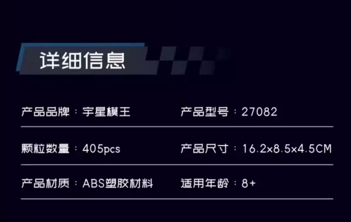 Mould King 27082 AMG One - YWOBB