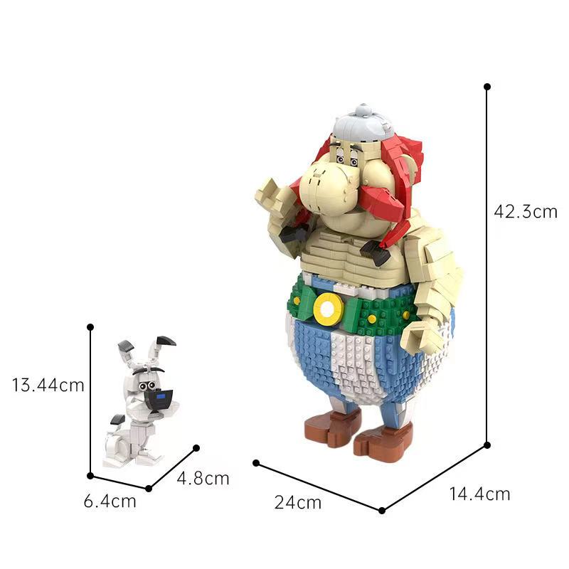 MOC 174219 & 168311 Heroes of Gaul (Obelix dog) - YWOBB