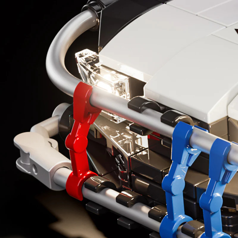 FunWhole F9043 Cyberpunk Neon City: Neon Oasis Police Patrol Car - YWOBB