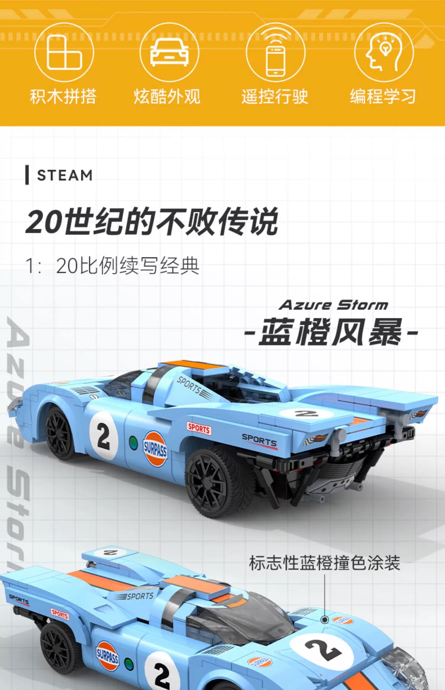 CADA C51076 Azure Storm - YWOBB