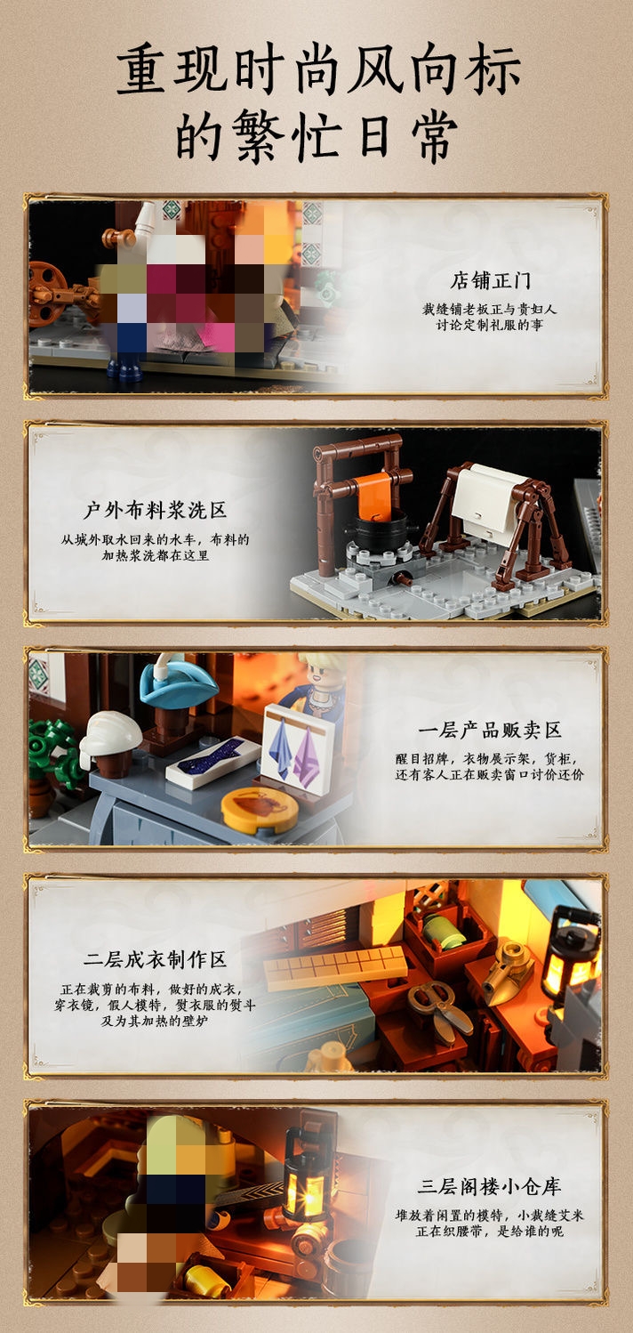 FunWhole F9038 Tailor Shop - YWOBB