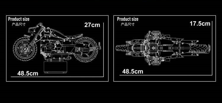 TGL T4055 R18 Motorcycle - YWOBB