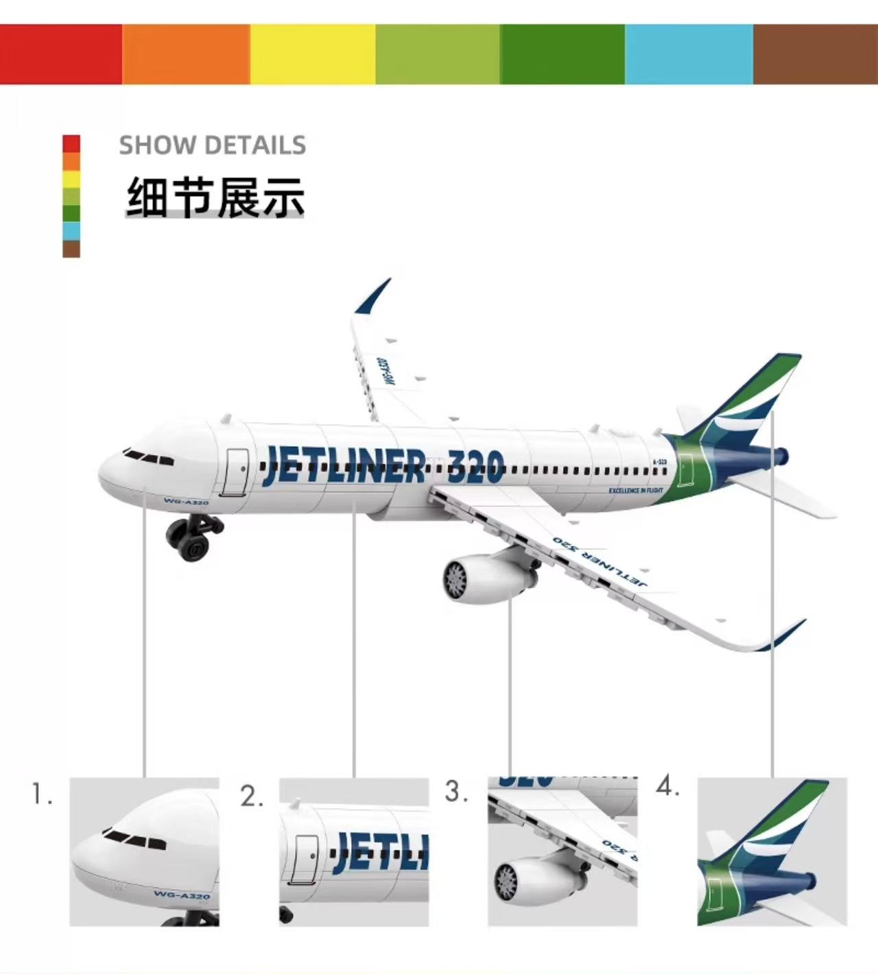 WANGE 4008 Jetliner 320 - YWOBB
