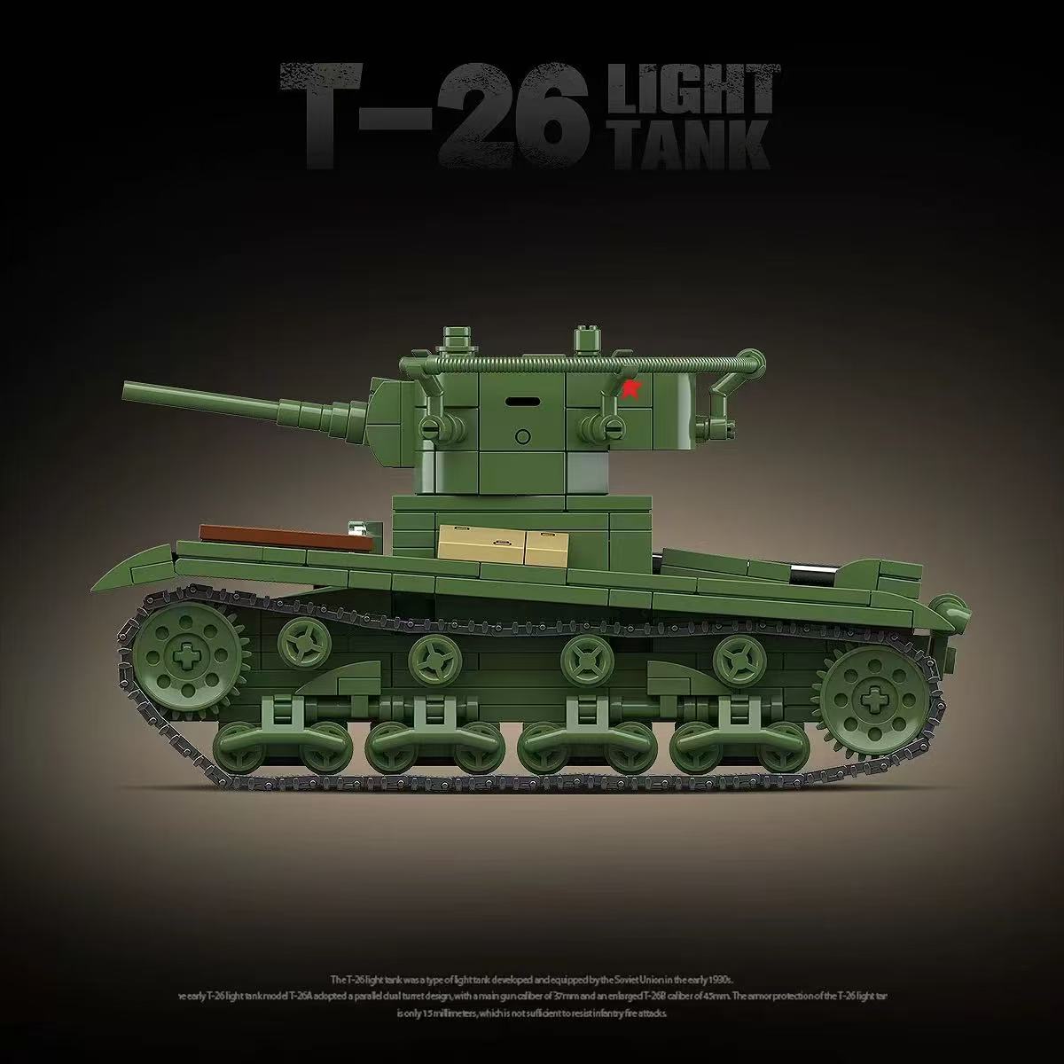 Quan Guan 100292 Soviet T-26 light tank - YWOBB