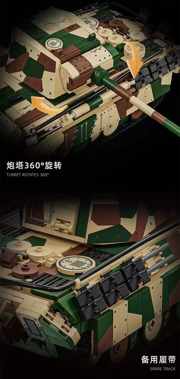 12GO 97002 Panzer Medium G-Type Tank - YWOBB