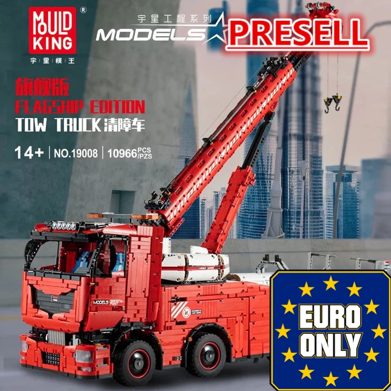 Mould King 19008 Tow Truck OVP EU Warehouse Version - YWOBB