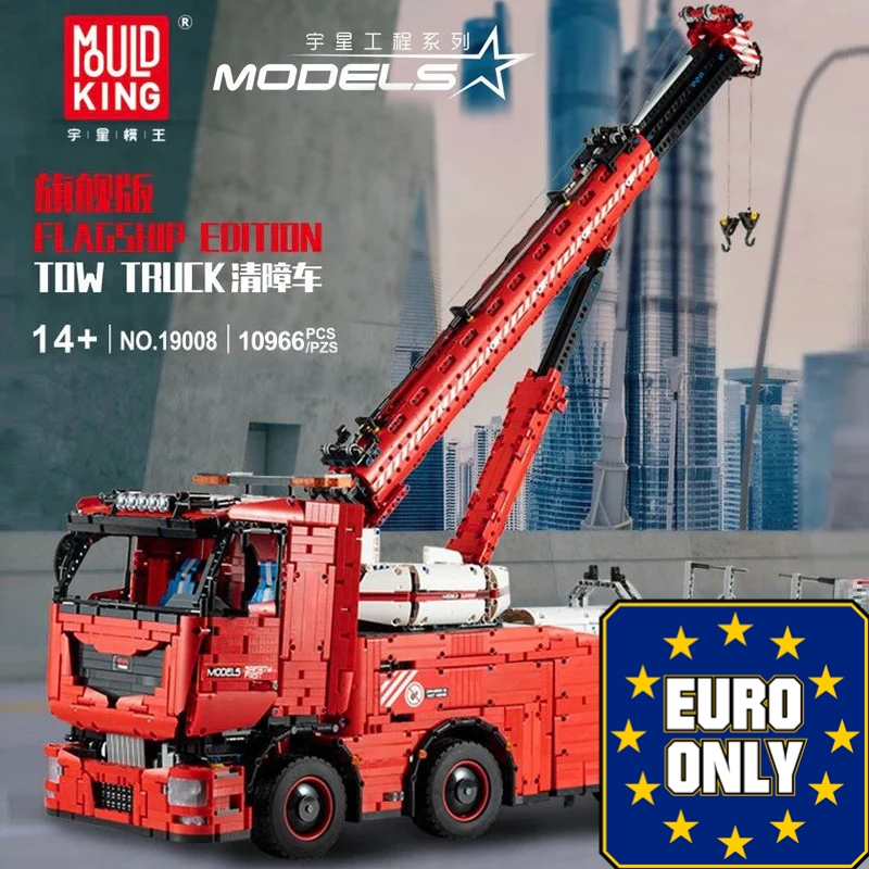 Mould King 19008 Tow Truck OVP EU Warehouse Version - YWOBB
