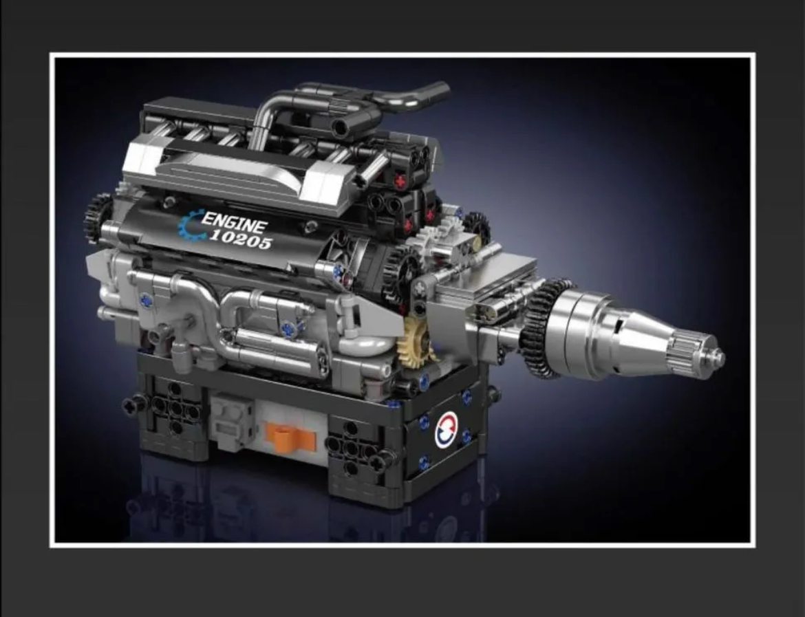 Mould King 10205 RR Luxury Car V12 Engine - YWOBB