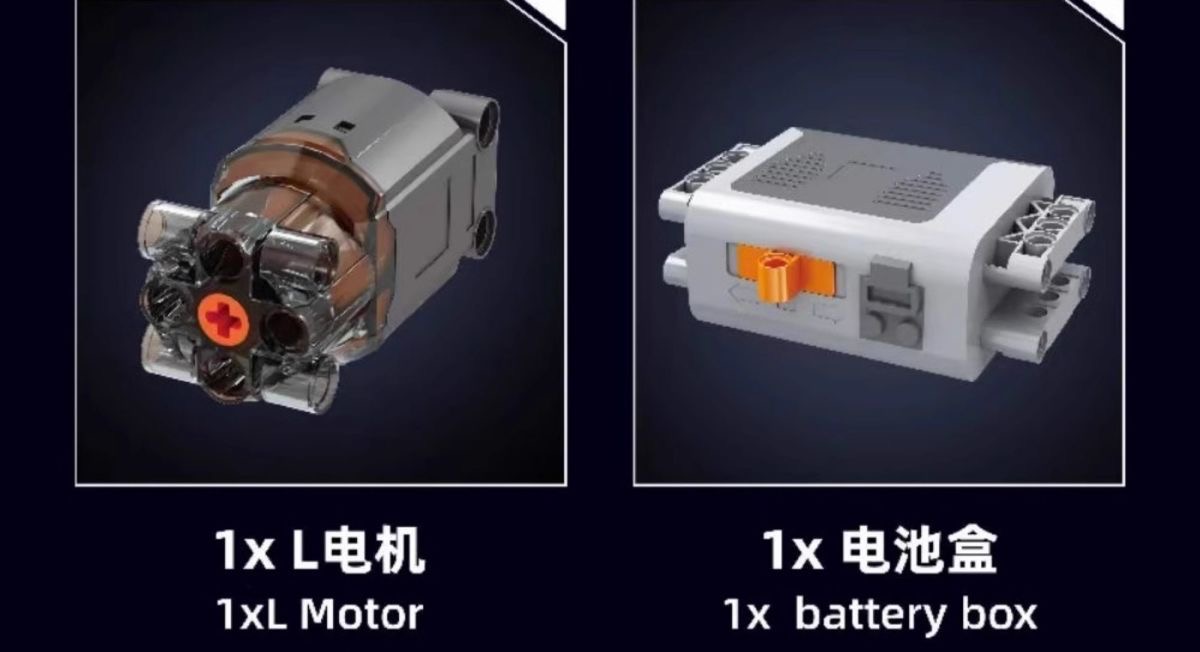 Mould King 10203 MB Automobile V8 engine - YWOBB