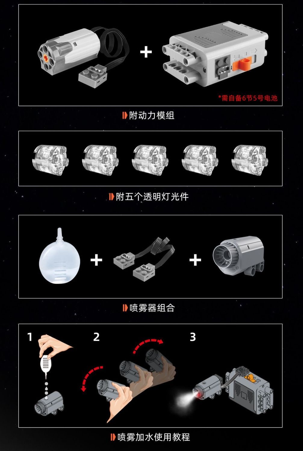 KAIYU K96156 Black Hole Spaceship - YWOBB