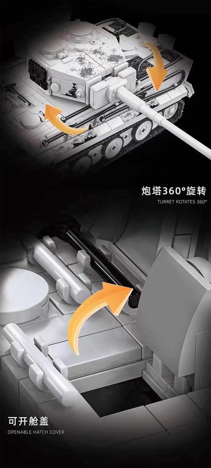 12GO 97001 Tiger Heavy Tank - YWOBB