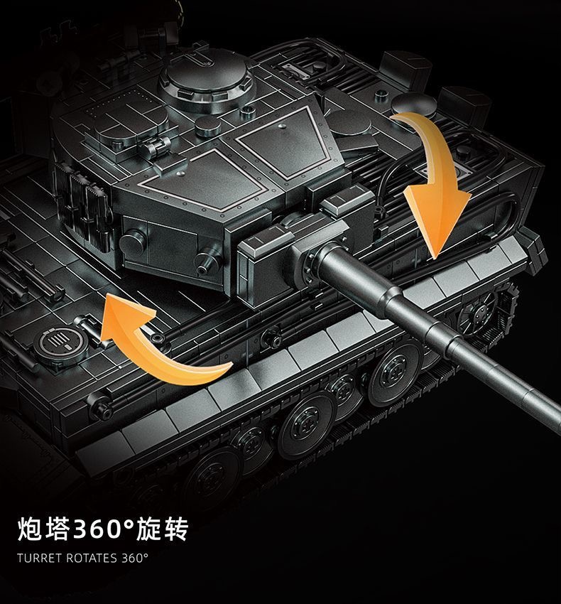 12GO 97008 Tiger heavy tank - YWOBB