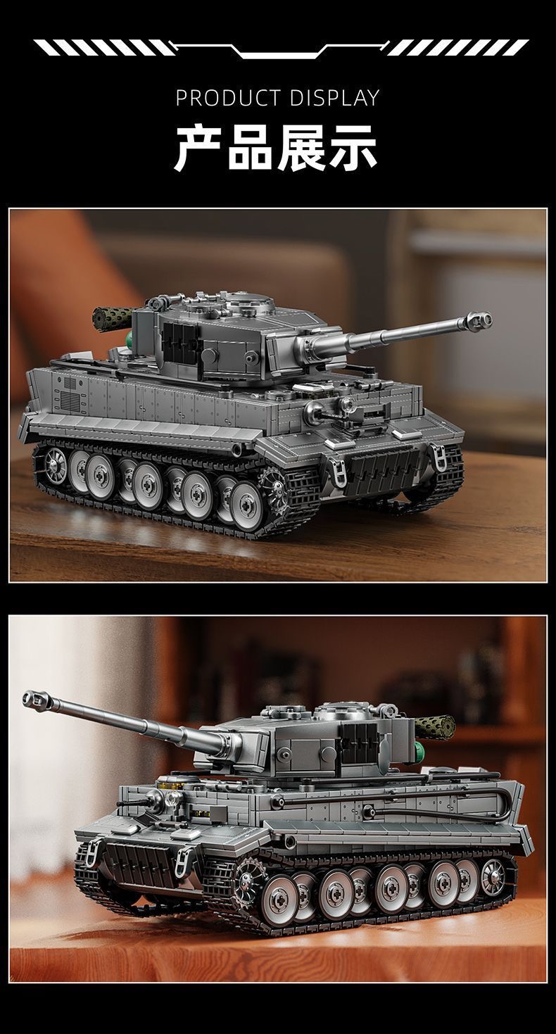 12GO 97008 Tiger heavy tank - YWOBB