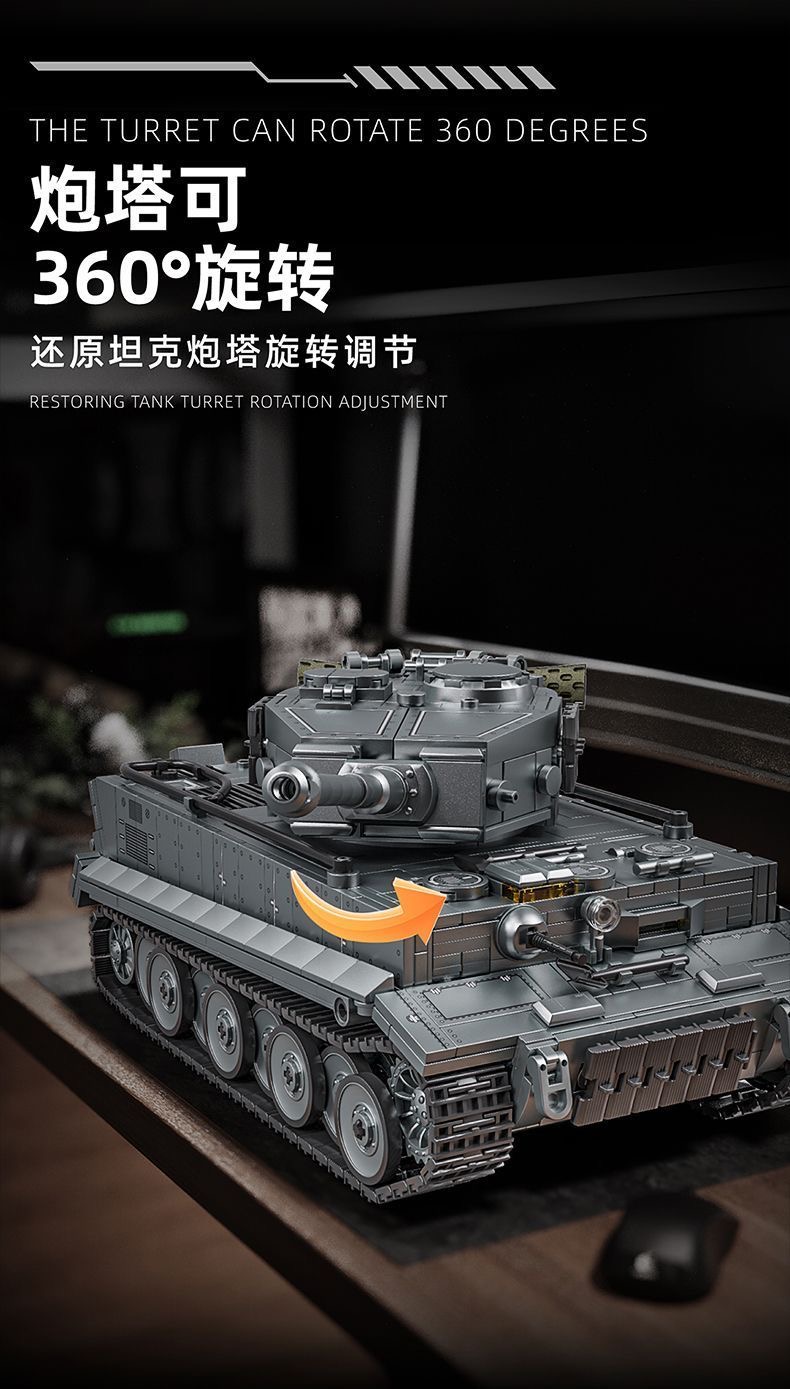 12GO 97008 Tiger heavy tank - YWOBB