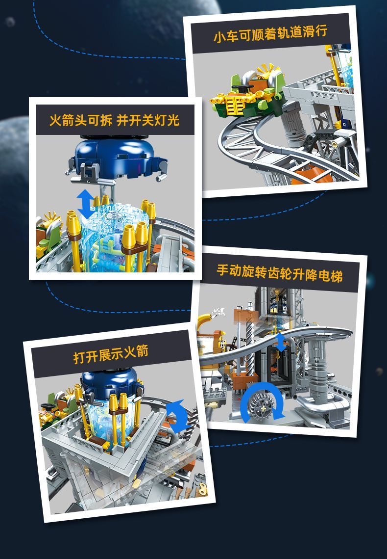 JIE STAR JJ9114 Steampunk: Moon Base - YWOBB