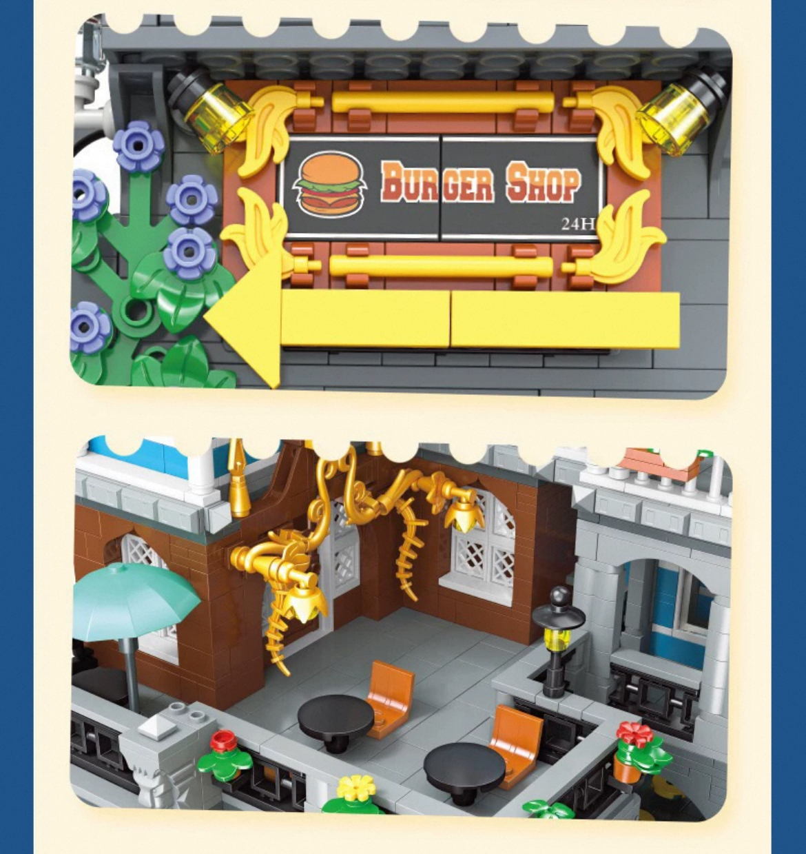 JIE STAR 89128 Burger Shop - YWOBB