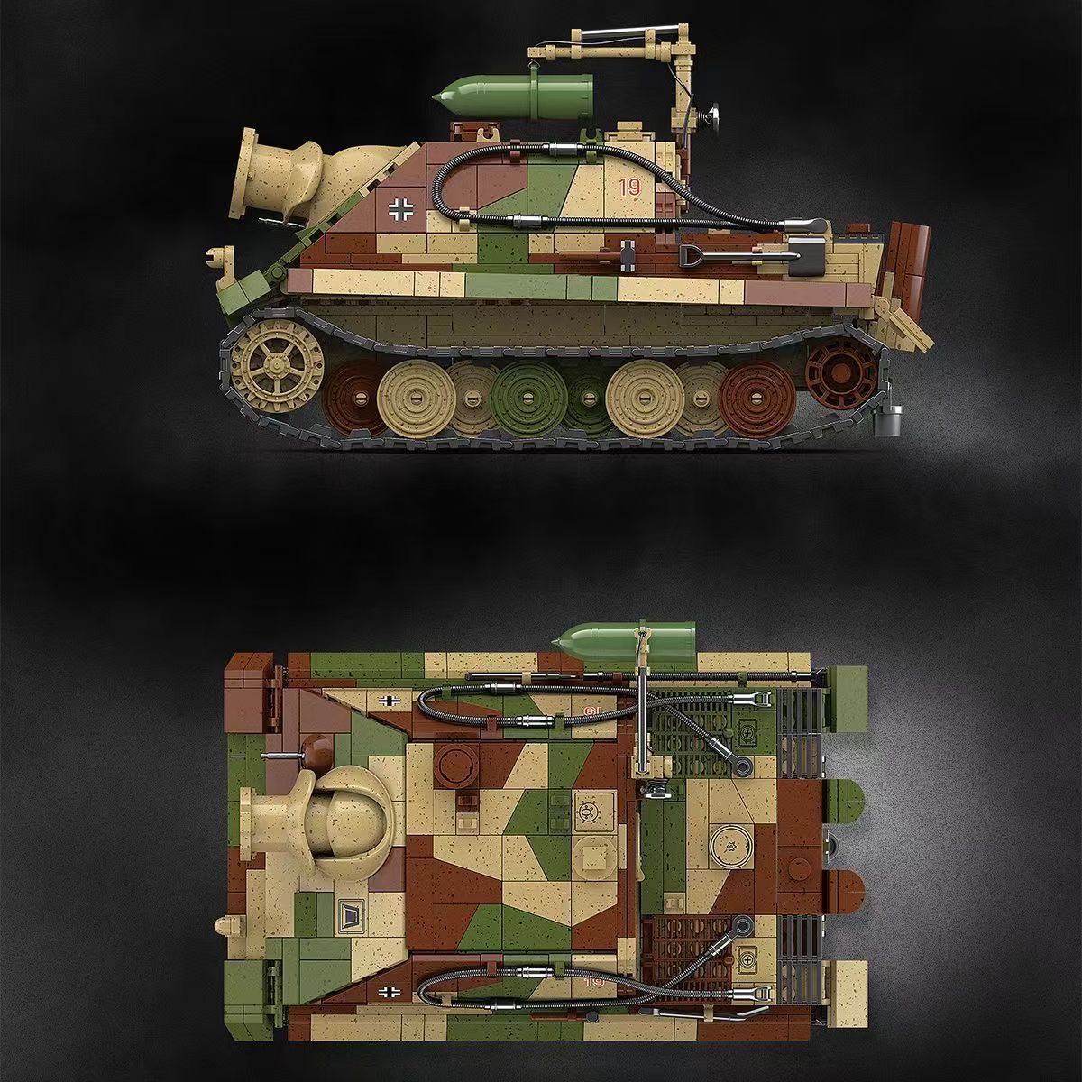 Quan Guan 100315 SturmTiger German 38cm Assault Mortar - YWOBB