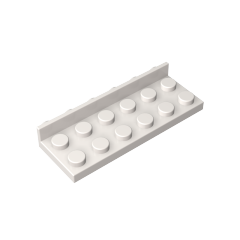 GOBRICKS GDS-90326 Bracket 2 x 6 - 1 x 6 Inverted - YWOBB