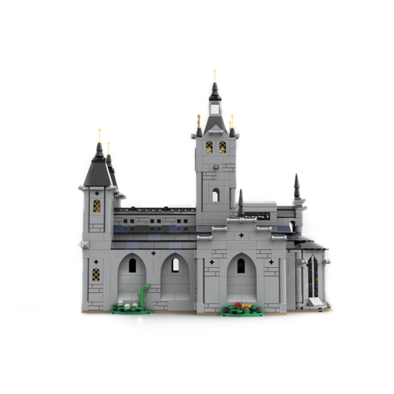 GOBRICKS MOC 192638 Medieval Church - YWOBB
